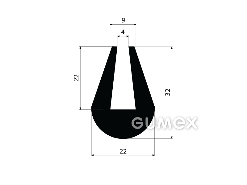 GUMMIPROFILE U-FORM - WEITERE MATERIALIEN